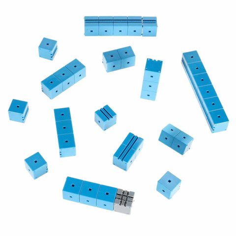 Klocki magnetyczne konstrukcyjne tor wyścigowy pociągi 101 elementów Kik Sp. z o. o. Sp. k.