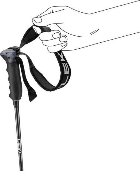 Kije trekkingowe LEKI Neolite Carbon 110-135cm, białe