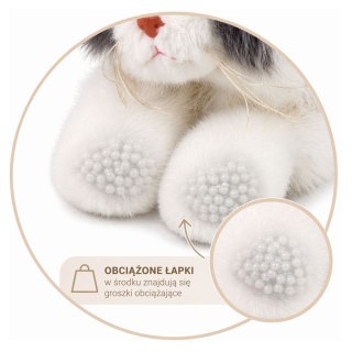 Pluszowy Kot Perski Maskotka Przytulanka Obciążeniowe Łapki Szary 50 cm