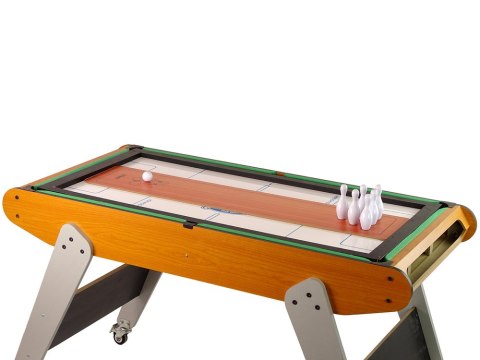 Ruchomy Stół Do Gier 8w1 Piłkarzyki Bilard Kręgle Hokej Ping Pong Curling