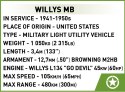 Klocki Willys MB 132 elementy Cobi Klocki