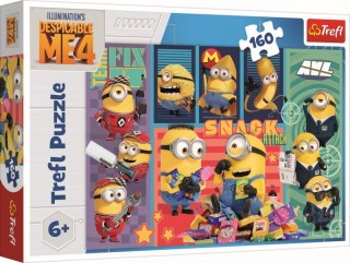 Puzzle 160 elementów Minionkowa radość, Minionki Trefl