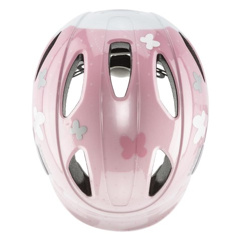 Kask rowerowy dziecięcy uvex oyo style butterfly pink 50-54
