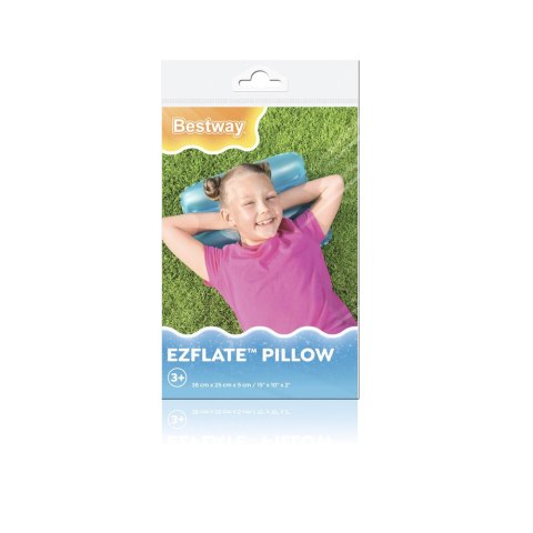 Dmuchana Poduszka 38 x 25 cm Niebieska Bestway 52127