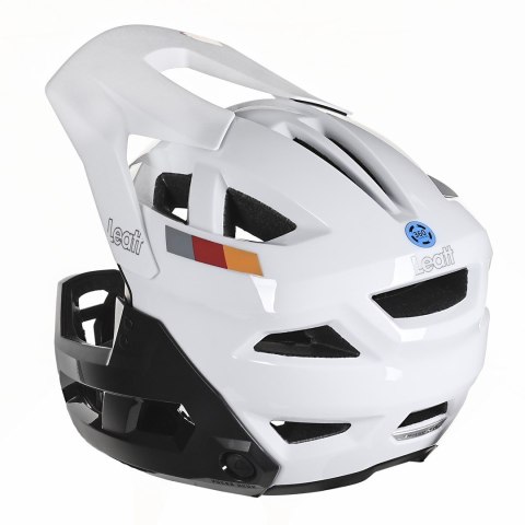 Kask rowerowy z wypinaną szczęką LEATT Helmet MTB Enduro 2.0 V23 rozmiar M (55-59cm) biały