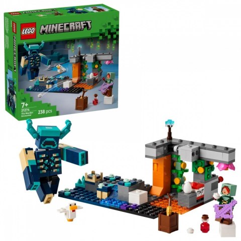 Klocki Minecraft 21274 Spotkanie ze strażnikiem