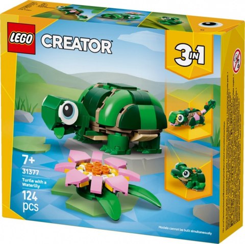 Klocki Creator 31377 Żółw i kwiat lilii wodnej