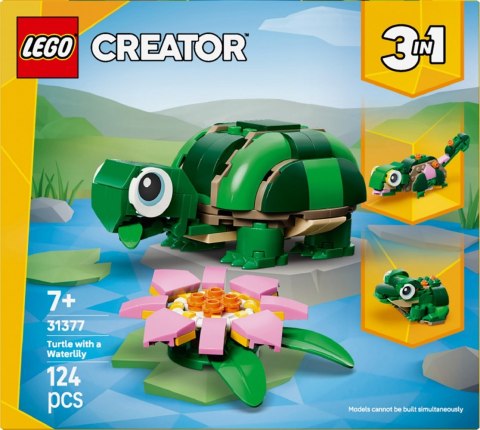 Klocki Creator 31377 Żółw i kwiat lilii wodnej