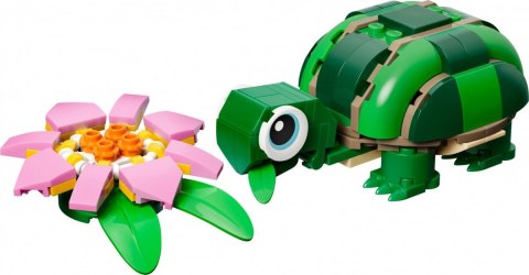 Klocki Creator 31377 Żółw i kwiat lilii wodnej