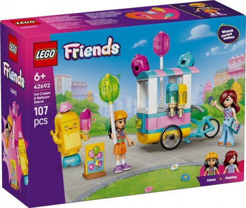 Klocki Friends 42692 Stoisko z lodami i balonami