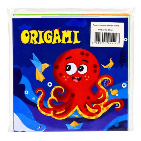 Zestaw Do Origami Papier Kolorowy Książeczka Instruktażowa 100 Arkuszy