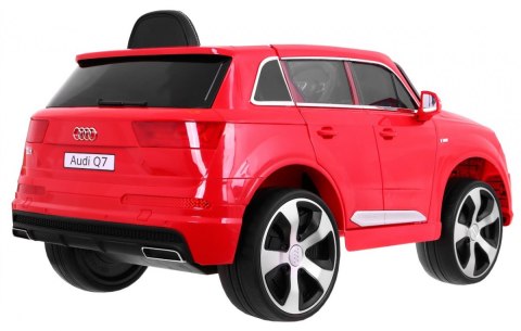 Audi Q7 Lift na akumulator dla dzieci Czerwony + Pilot + Wolny Start + EVA + Ekoskóra + MP3 LED