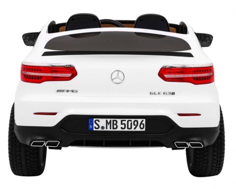 Mercedes GLC 63S Autko na akumulator dla dzieci Biały