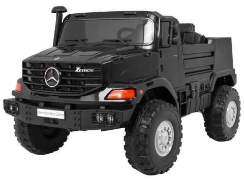 Auto na akumulator Mercedes-Benz Zetros dla dzieci Czarny - Sklep Gebe