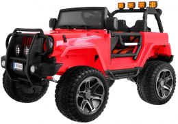 Auto terenowe typu jeep Monster 4x4 dla dzieci Czerwony