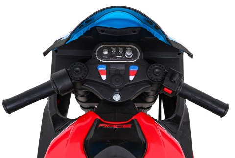 Motor BMW HP4 na akumulator dla dzieci Czerwony