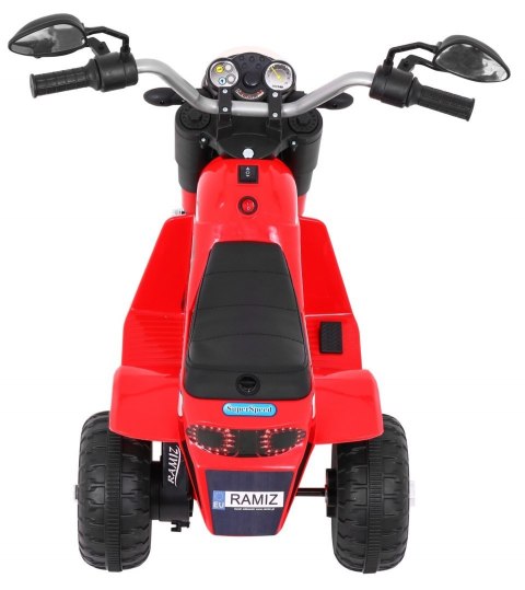 Motorek MiniBike na akumulator dla dzieci Czerwony