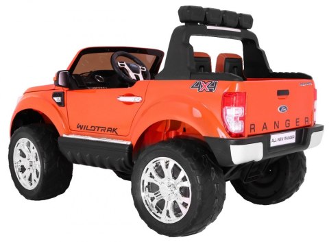 Ford Ranger 4x4 FaceLifting Autko na akumulator dla dzieci Lakierowany Pomarańczowy