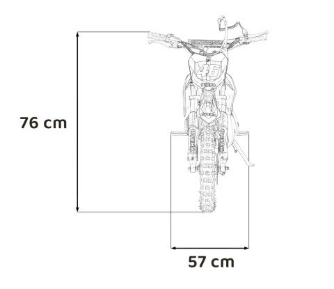 Pojazd Motor Spalinowy RENEGADE 50R Czerwony