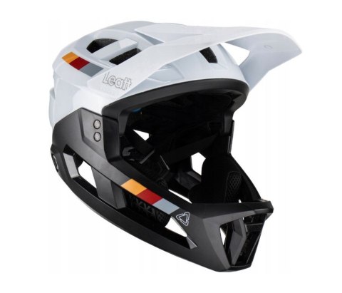 Kask rowerowy z wypinaną szczęką LEATT Helmet MTB Enduro 2.0 V23 rozmiar L (59-63cm) biały