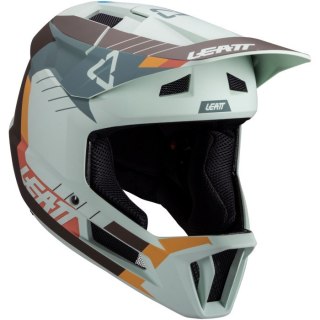 Kask rowerowy typu full face LEATT Helmet MTB Gravity 2.0 V25 rozmiar L, miętowy