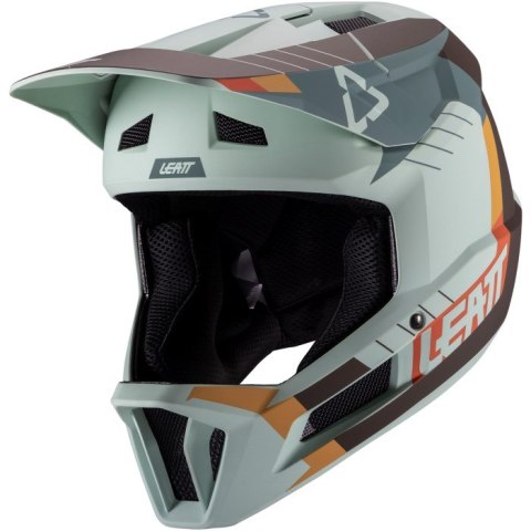 Kask rowerowy typu full face LEATT Helmet MTB Gravity 2.0 V25 rozmiar M, miętowy