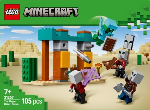Klocki Minecraft 21267 Pustynny patrol złosadników
