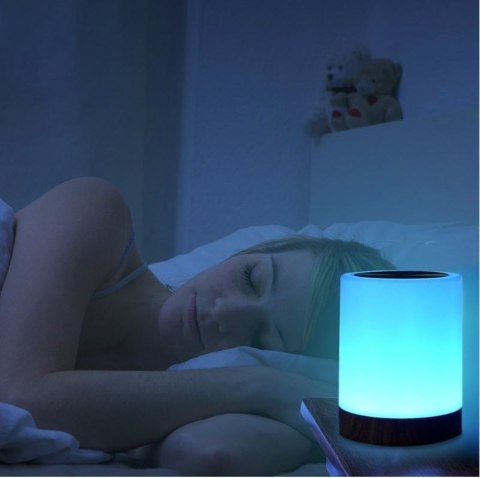 Lampka nocna Techly LED kolorowa bezprzewodowa