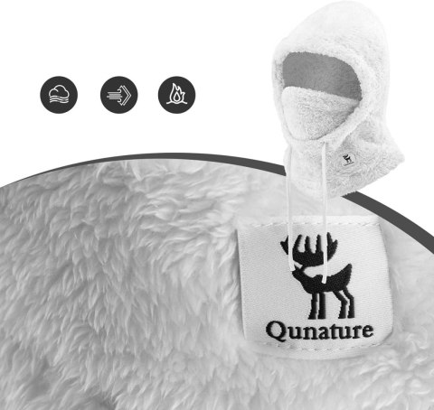Kominiarka narciarska Qunature Arctic Velvet rozmiar M - biała Qunature