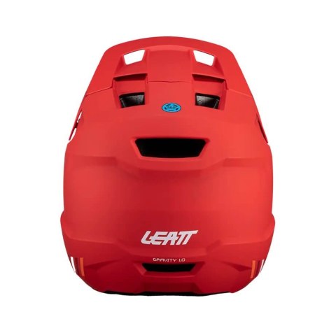 Kask rowerowy typu full face LEATT Helmet MTB Gravity 1.0 V24 rozmiar L, czerwony