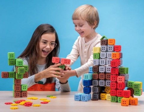 Klocki konstrukcyjne Marioinex Mini Waffle, 142 elementy