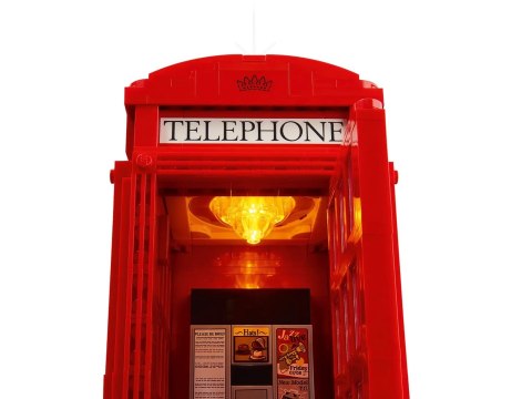 LEGO Ideas 21347 - Czerwona londyńska budka telefoniczna