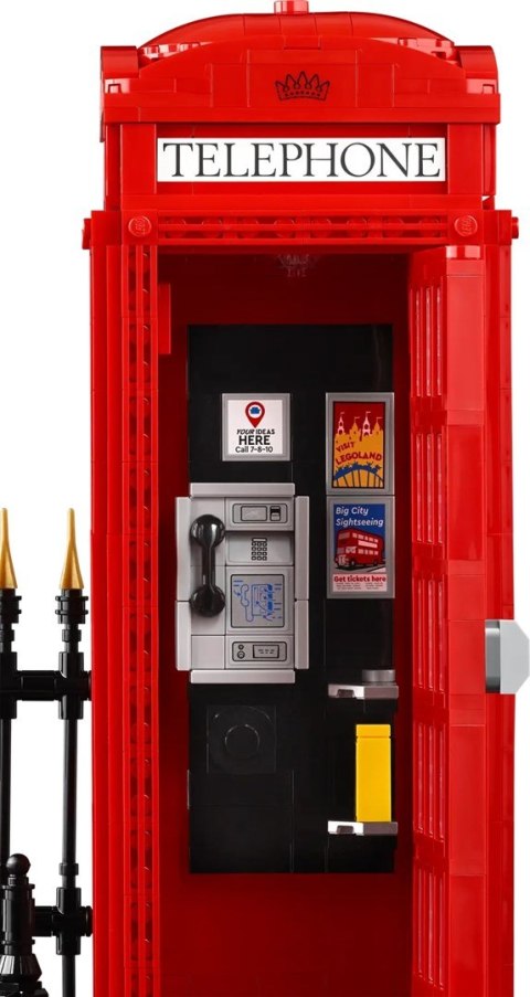 LEGO Ideas 21347 - Czerwona londyńska budka telefoniczna