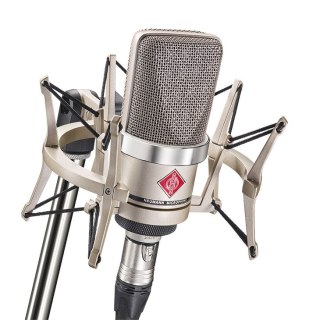 Neumann TLM 102 NI Studio Set - Mikrofon pojemnościowy, wielkomembranowy z uchwytem przeciwwstrząsowym, nikiel