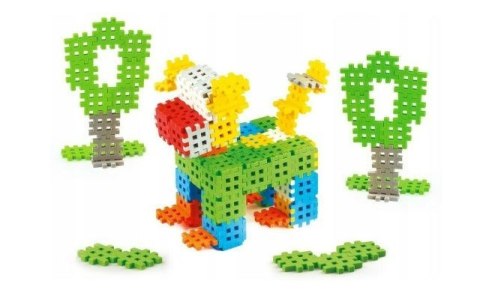 Klocki konstrukcyjne Marioinex Mini Waffle, 140 elementów