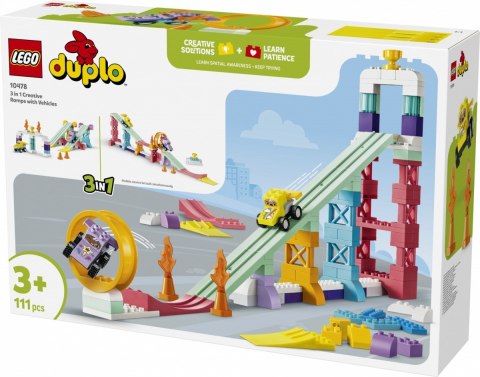 Klocki DUPLO 10478 Kreatywne rampy 3 w 1 z pojazdami