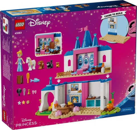 LEGO Disney 43283 - Zamek Kopciuszka i jej zwierzęcych przyjaciół