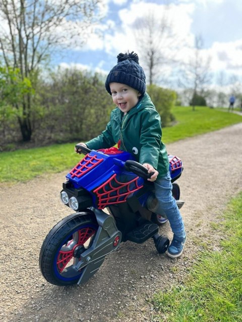Jeździk elektryczny dziecięcy Huffy Motocykl Spider-Man (17345W)
