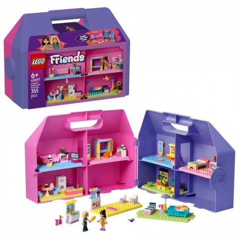 Klocki Friends 42697 Kreatywna walizka z domkiem dla lalek