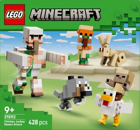 Klocki Minecraft 21592 Atak kurzego jeźdźca na pustyni