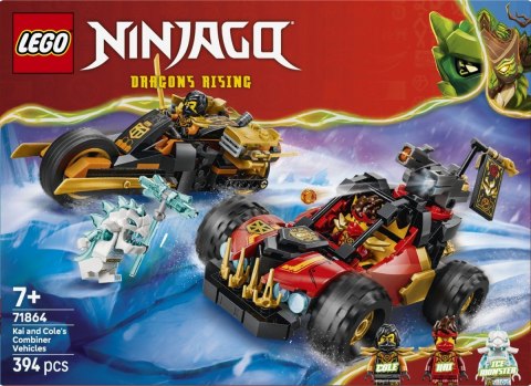 Klocki Ninjago 71864 Wielofunkcyjne pojazdy Kaia i Colea