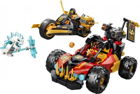 Klocki Ninjago 71864 Wielofunkcyjne pojazdy Kaia i Colea