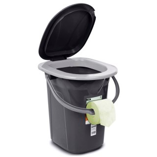 GREENBLUE TOALETA PRZENOŚNA TURYSTYCZNA, ANTRACYTOWA GB320AG