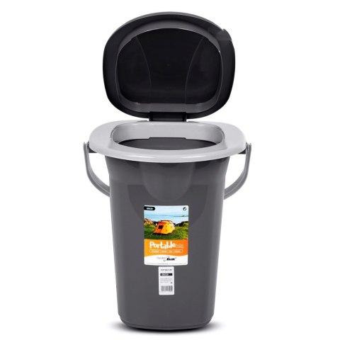 GREENBLUE TOALETA PRZENOŚNA TURYSTYCZNA, ANTRACYTOWA GB320AG