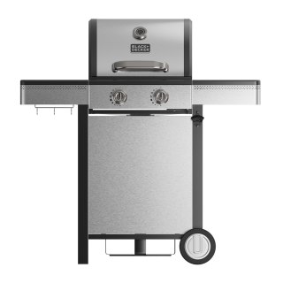 Grill gazowy Black+Decker BXOG7200E 2 palniki x 3.6 kW | pow.grilla 500 x 415 mm | 1185 x 1160 x 580 mm
