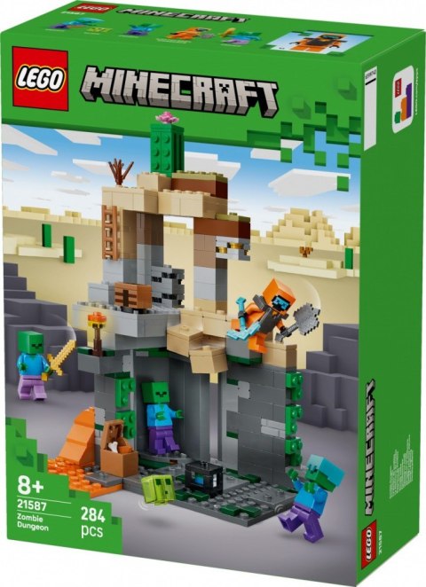 Klocki Minecraft 21587 Loch zombie