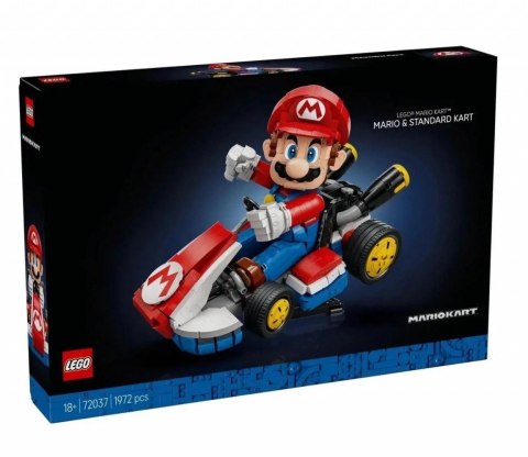 Klocki Super Mario 72037 Mario Kart Mario i Standard Kart
