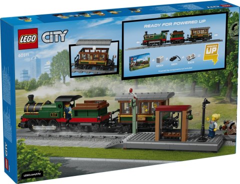 LEGO City 60511 - Retro pociąg z lokomotywą parową