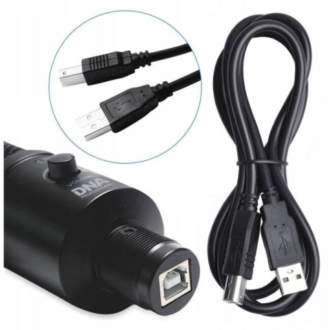 DNA CM USB KIT - Mikrofon pojemnościowy USB zestaw rozszerzony