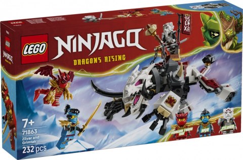 Klocki Ninjago 71863 Zilvar i smocza bestia Grimtak